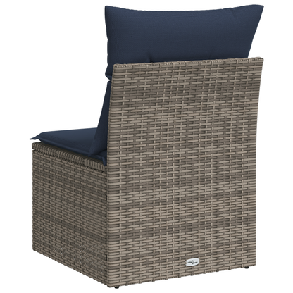 Divano da giardino Grigio 55 x 62 x 69 cm Poly Rattan