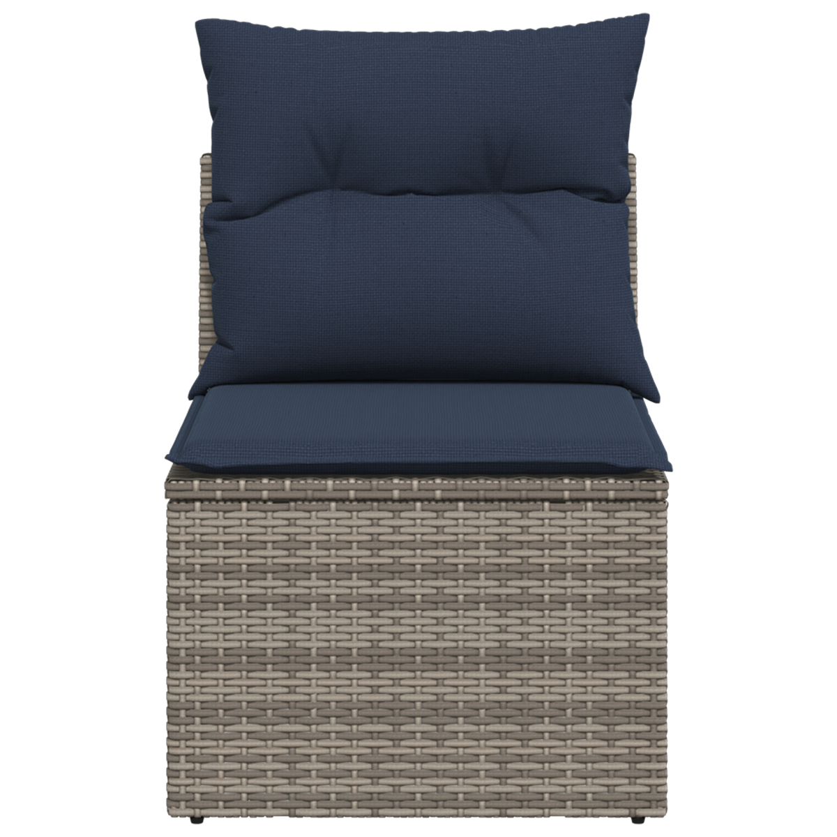 Divano da giardino Grigio 55 x 62 x 69 cm Poly Rattan