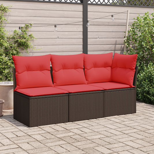 | Divano da giardino | Marrone 62 x 62 x 69 cm polyrattan | homemem39