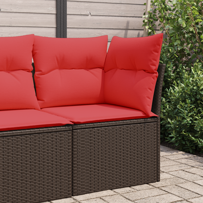 | Divano da giardino | Marrone 62 x 62 x 69 cm polyrattan | homemem39