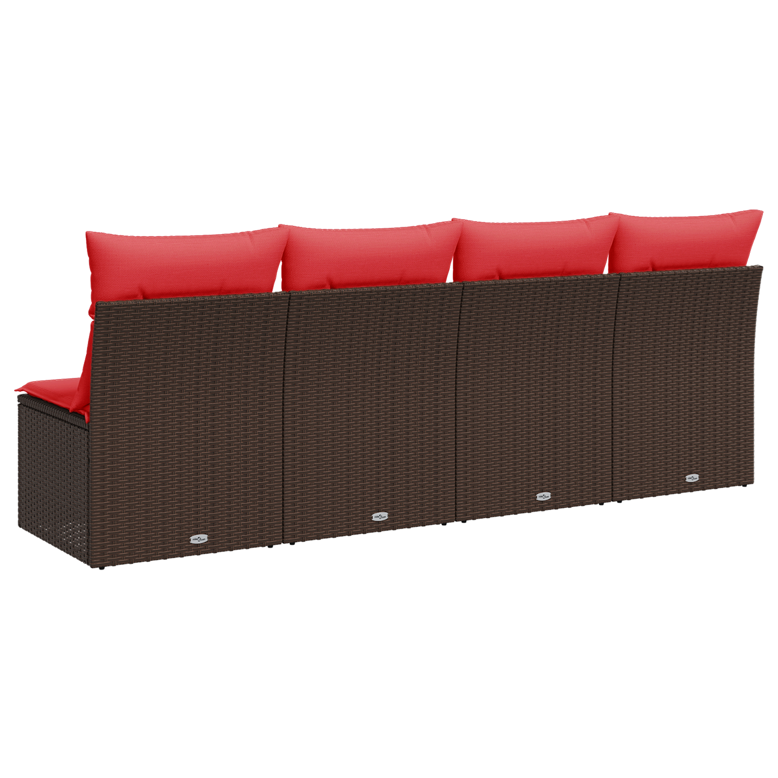 | Divano da giardino | Marrone 227 x 62 x 69 cm polyrattan | homemem39