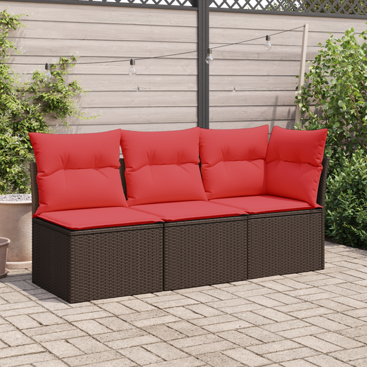 | Divano da giardino | Marrone 55 x 62 x 69 cm Poly Rattan | homemem39