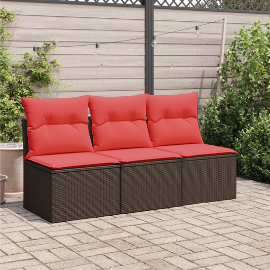 | Divano da giardino | Marrone 165 x 62 x 69 cm Poly Rattan | homemem39