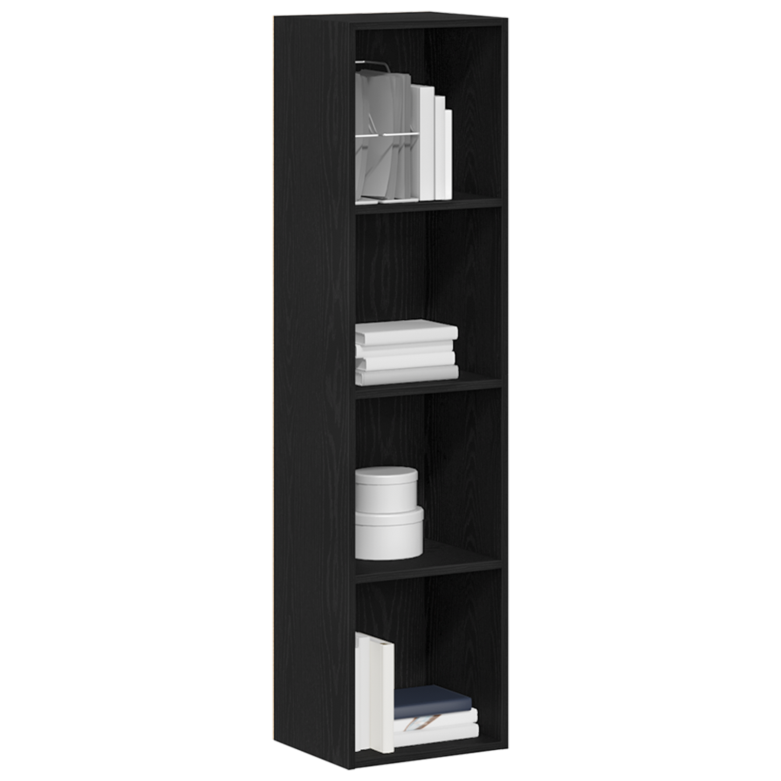 | Armadio per Libri | Rovere Nero 36 x 30 x 143 cm | homemem39