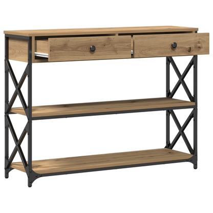 Tavolo Consolle rovere artigianale 100 x 28 x 75 cm | homemem39