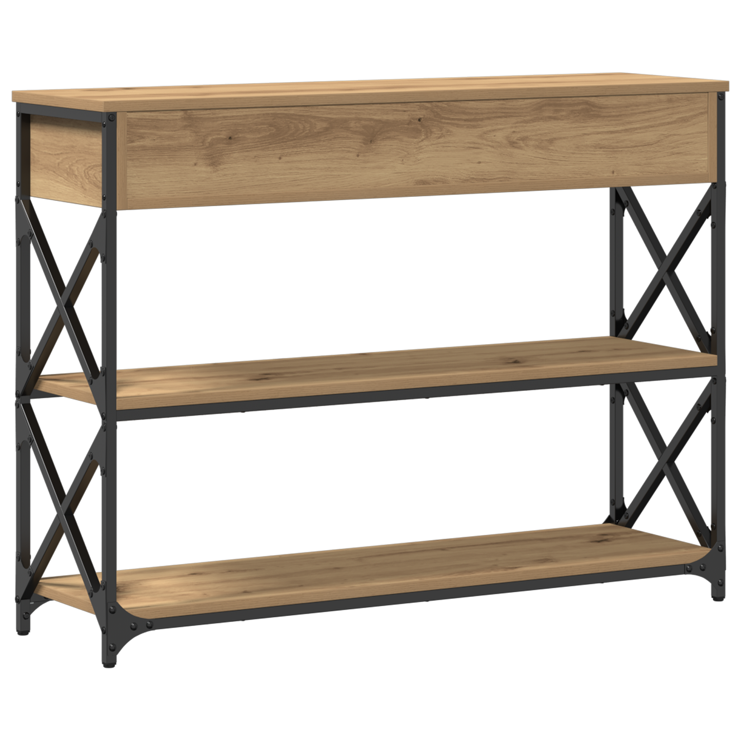Tavolo Consolle rovere artigianale 100 x 28 x 75 cm | homemem39
