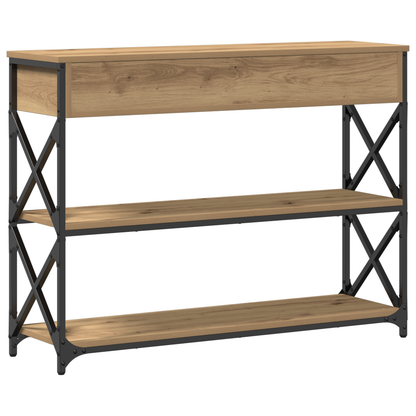 Tavolo Consolle rovere artigianale 100 x 28 x 75 cm | homemem39