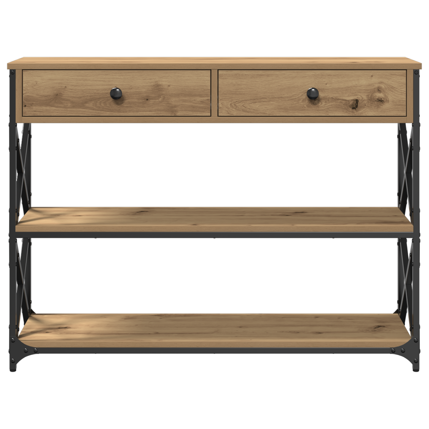 Tavolo Consolle rovere artigianale 100 x 28 x 75 cm | homemem39
