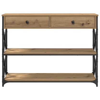 Tavolo Consolle rovere artigianale 100 x 28 x 75 cm | homemem39
