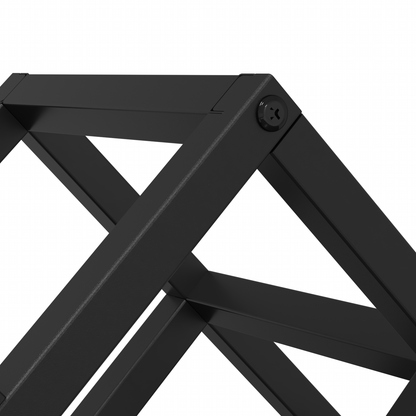 Portabottiglie Rovere Nero 63 x 16,5 x 25 cm