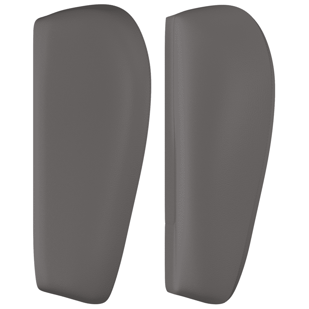 Giroletto a Molle con Materasso Grgio 80x200 cm in Similpelle