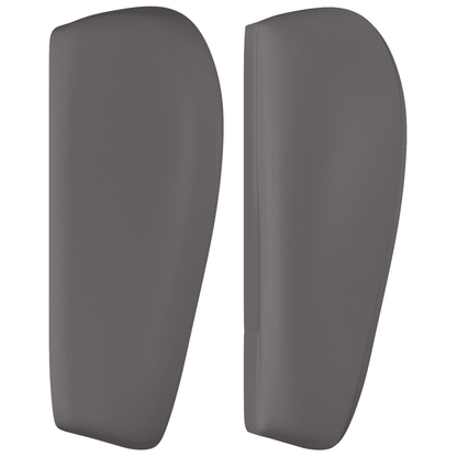 Giroletto a Molle con Materasso Grgio 80x200 cm in Similpelle