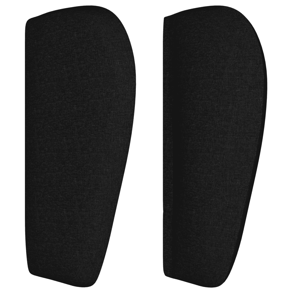 Giroletto a Molle con Materasso Nero 160x200 cm in Tessuto