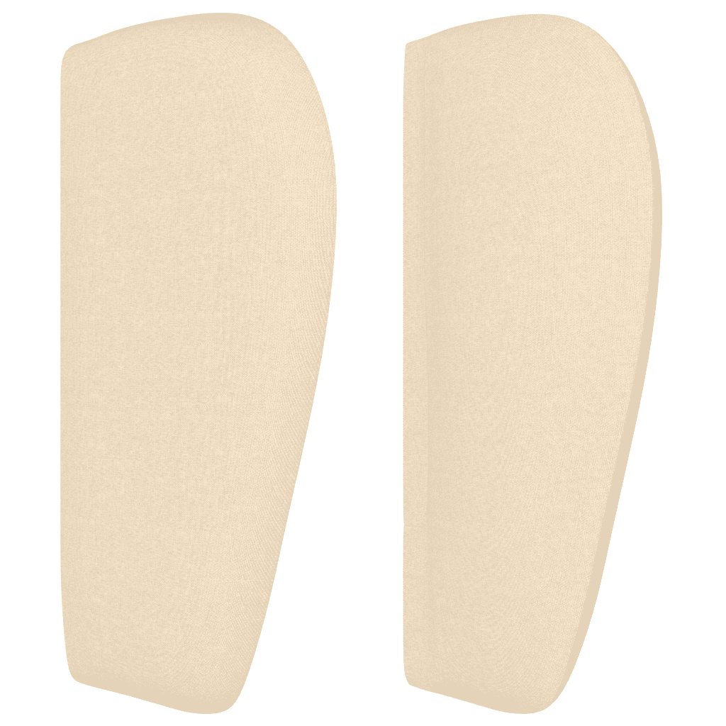 Giroletto a Molle con Materasso Crema 140x19 cm in Tessuto