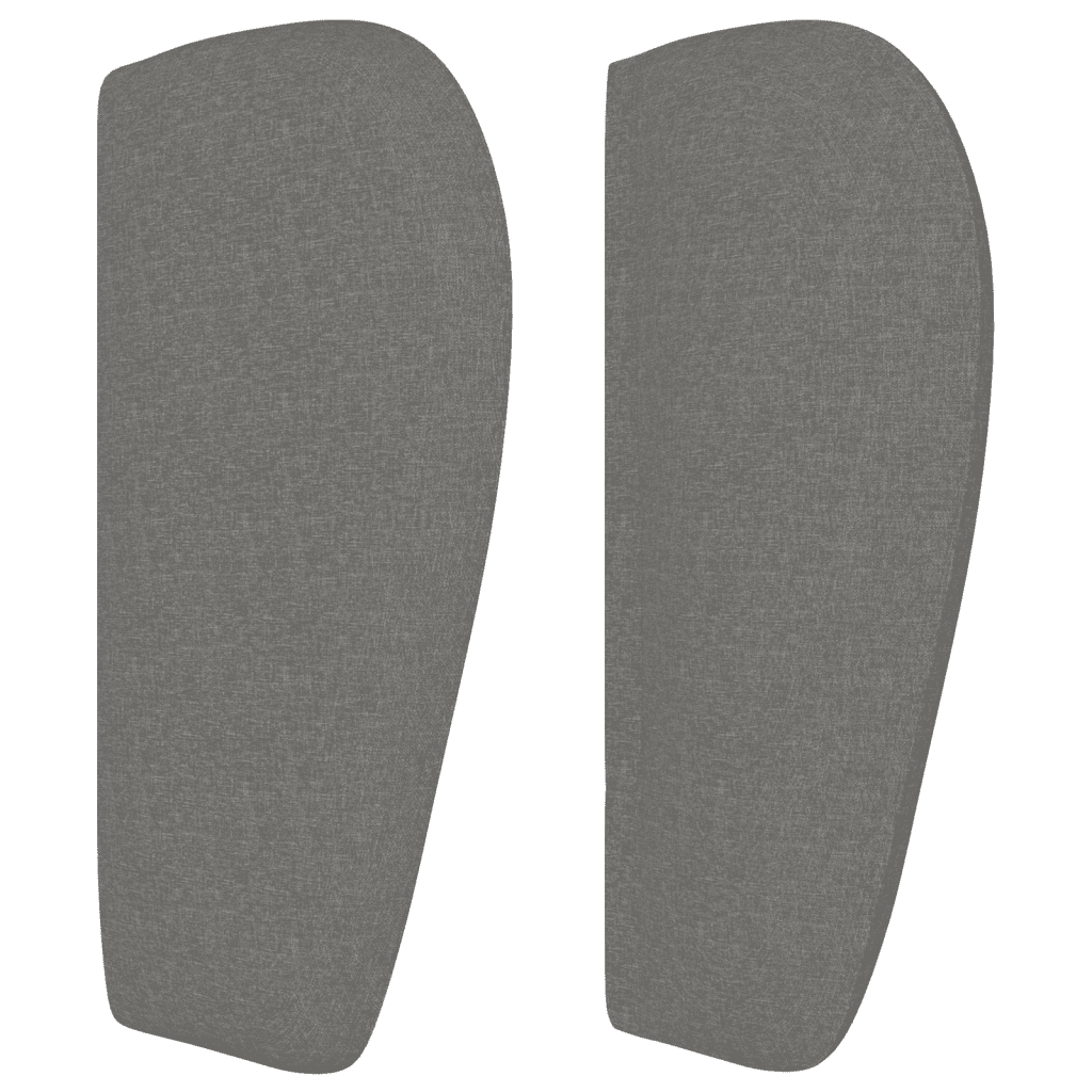 Giroletto a Molle con Materasso Grigio Scuro 80x200 cm Tessuto