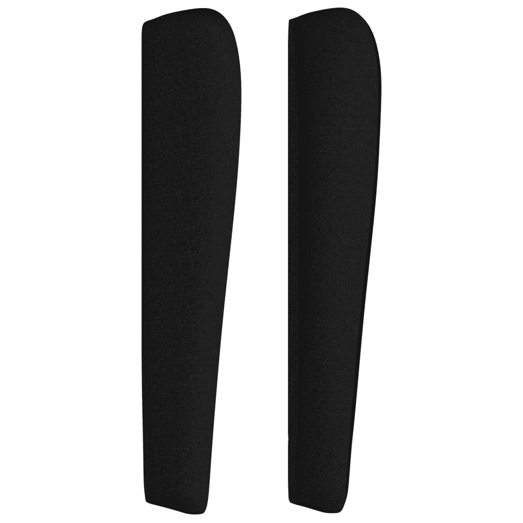 Giroletto a Molle con Materasso Nero 80x200 cm inTessuto