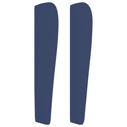 Giroletto a Molle con Materasso Blu 160x200 cm in Tessuto