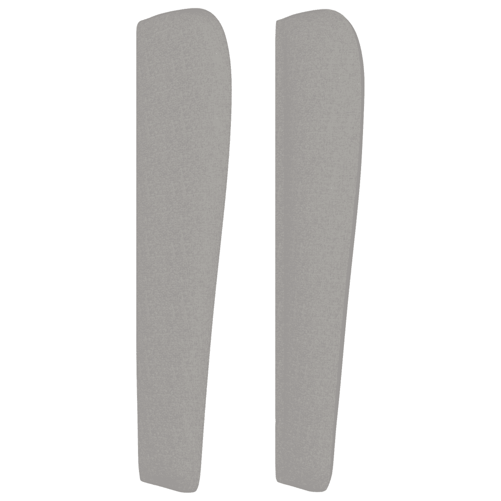 Giroletto a Molle con Materasso Grigio Chiaro160x200 cm Tessuto