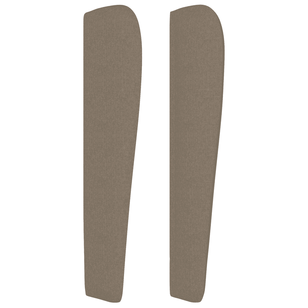 Giroletto a Molle con Materasso Tortora 100x200 cm in Tessuto