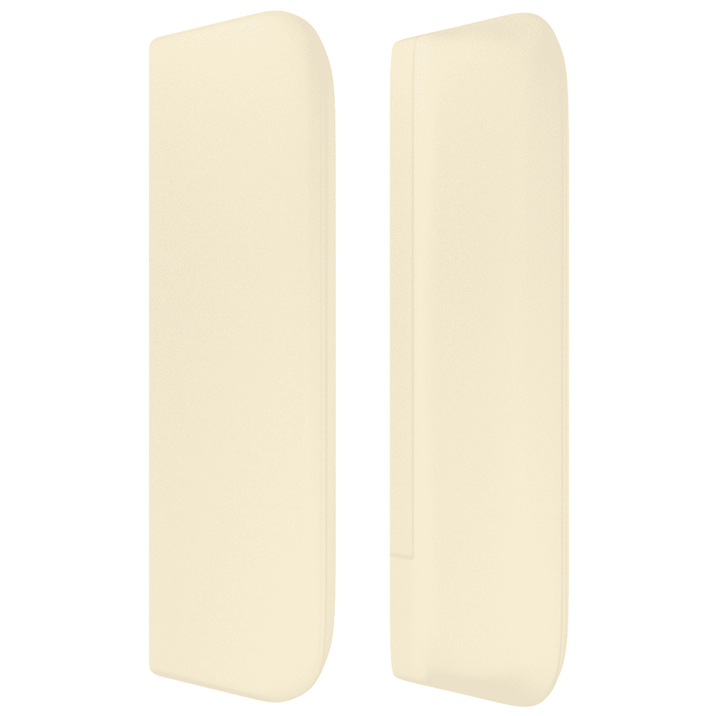 Giroletto a Molle con Materasso Crema 100x200 cm in Similpelle