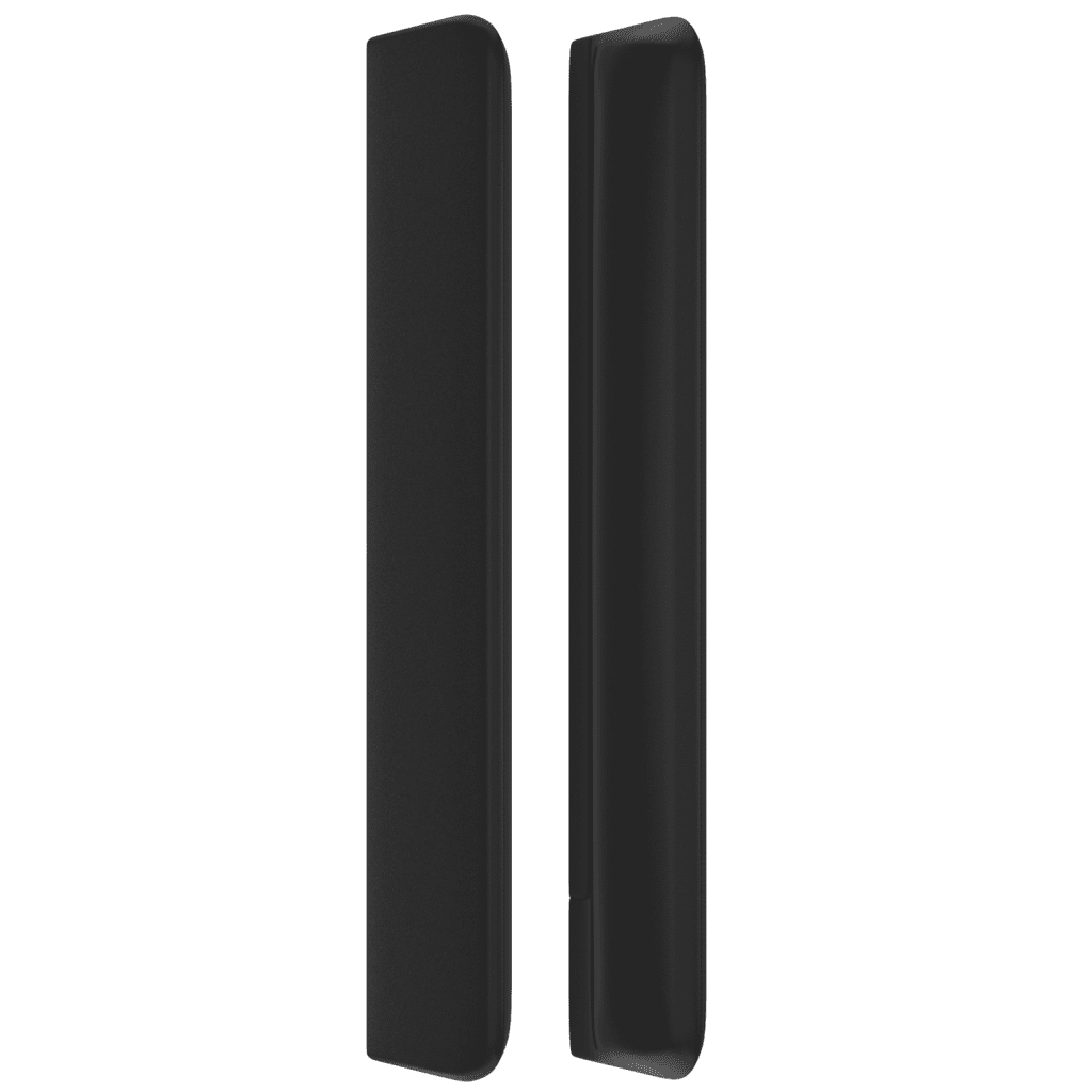 Giroletto a Molle con Materasso Nero 180x200 cm in Similpelle