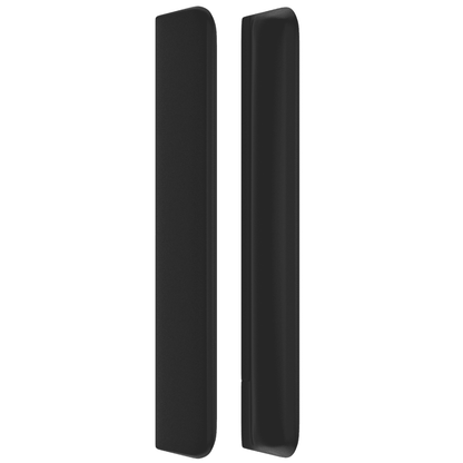 Giroletto a Molle con Materasso Nero 180x200 cm in Similpelle