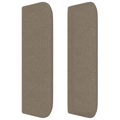 Giroletto a Molle con Materasso Tortora 100x200 cm in Tessuto
