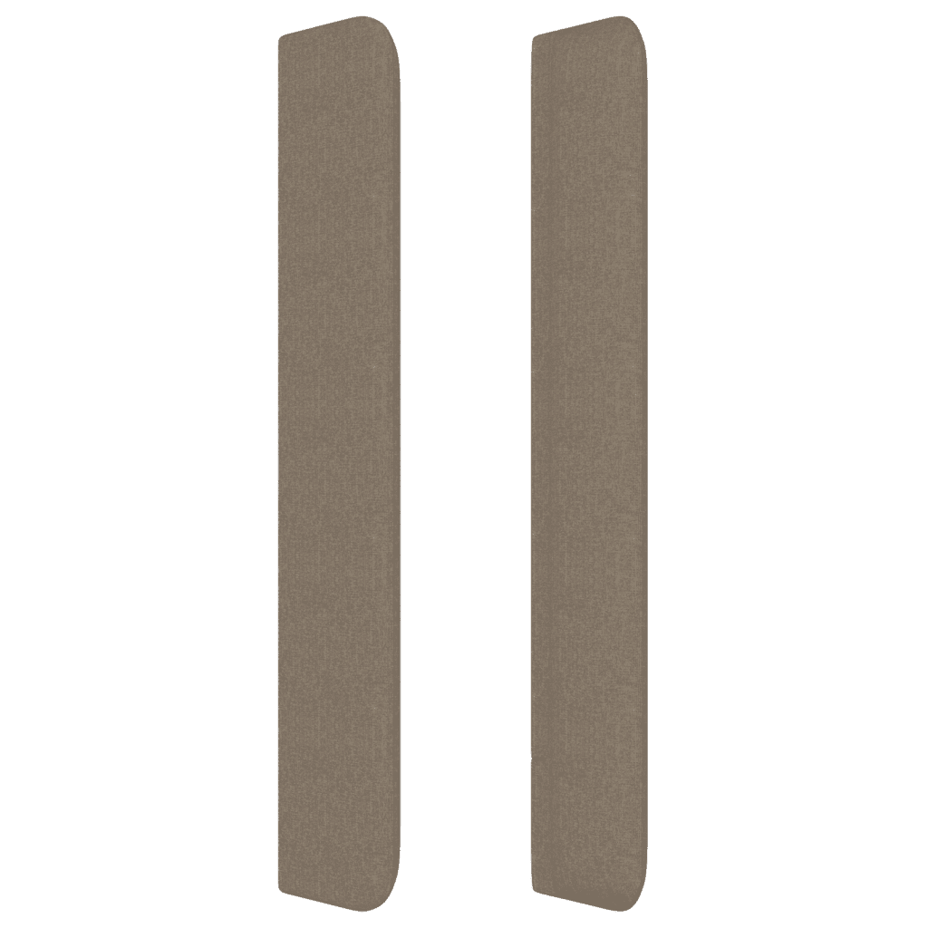 Giroletto a Molle con Materasso Tortora 140x200 cm in Tessuto