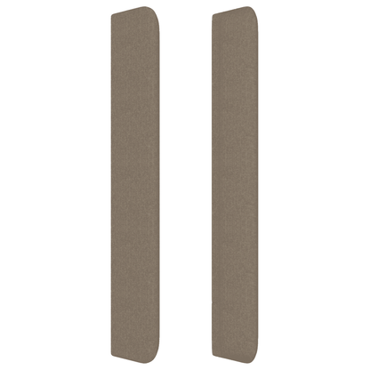 Giroletto a Molle con Materasso Tortora 100x200 cm in Tessuto
