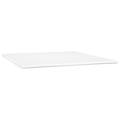 Letto a Molle Materasso e LED Grigio Scuro 180x200cm in Tessuto