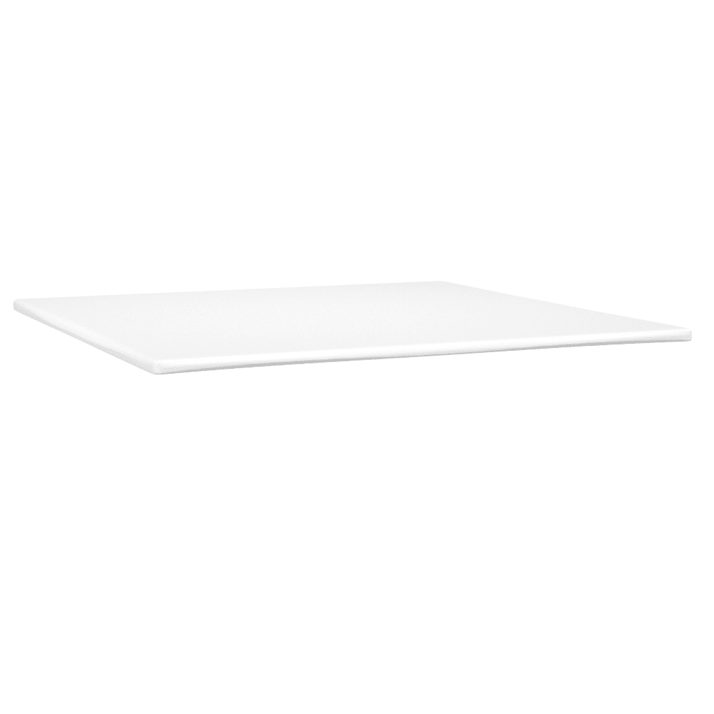 Letto a Molle Materasso e LED Grigio Chiaro 200x200 cm Tessuto