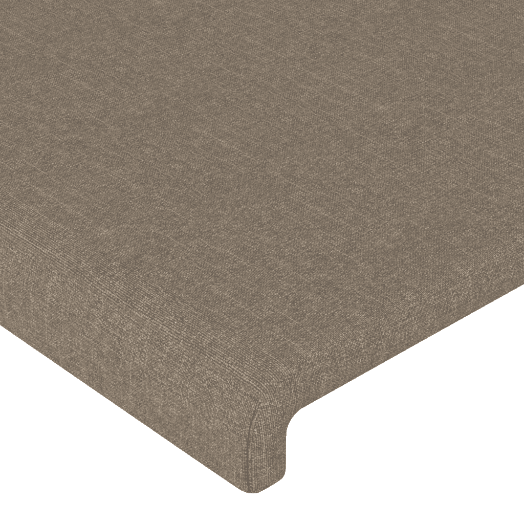 Giroletto a Molle con Materasso Tortora 140x190 cm in Tessuto