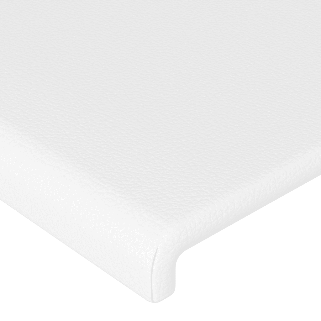 Giroletto a Molle con Materasso Bianco 160x200 cm in Similpelle