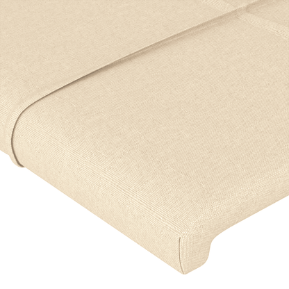 Giroletto a Molle con Materasso Crema 90x200 cm inTessuto