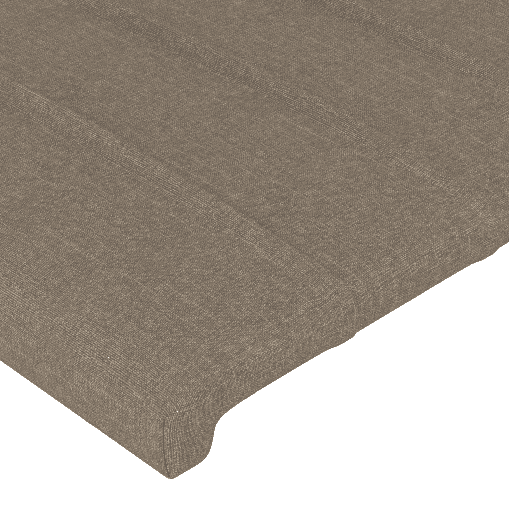 Giroletto a Molle con Materasso Tortora 100x200 cm in Tessuto