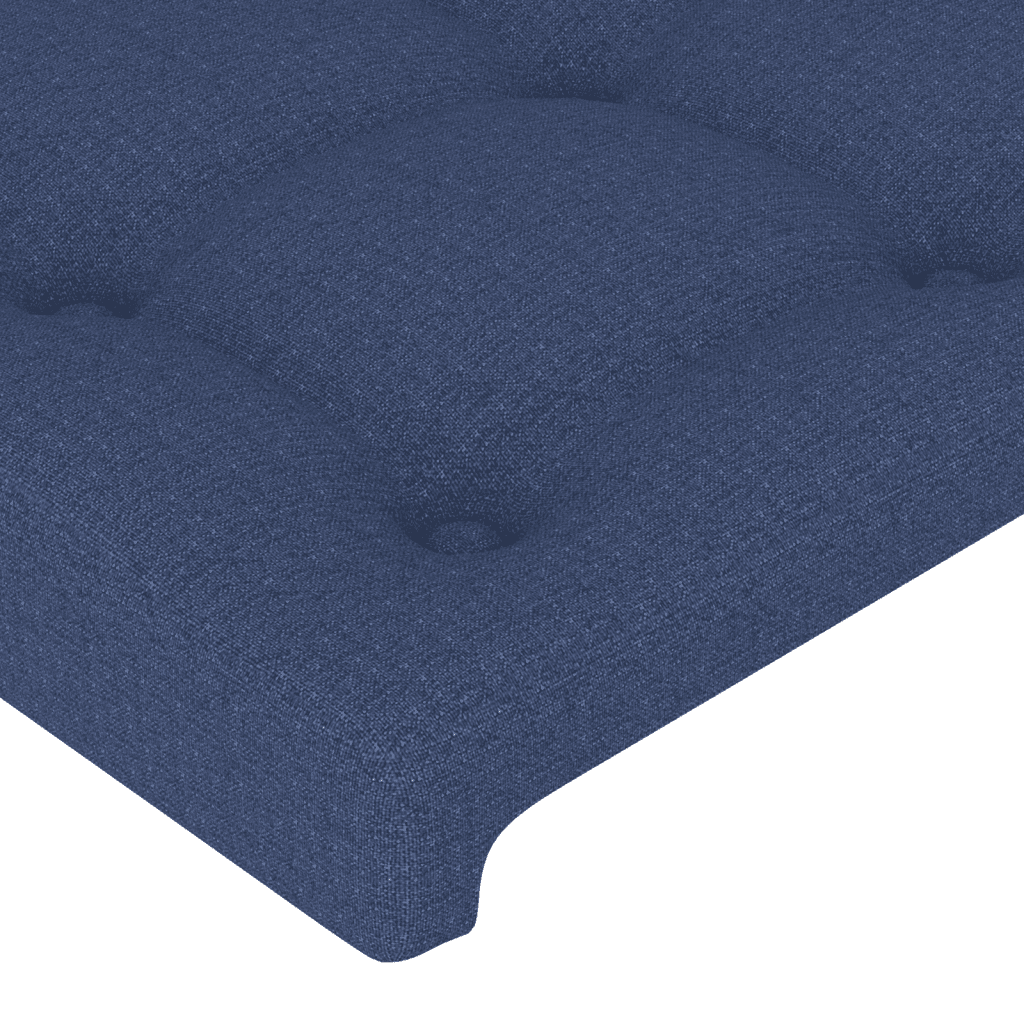 Giroletto a Molle con Materasso Blu 140x200 cm in Tessuto