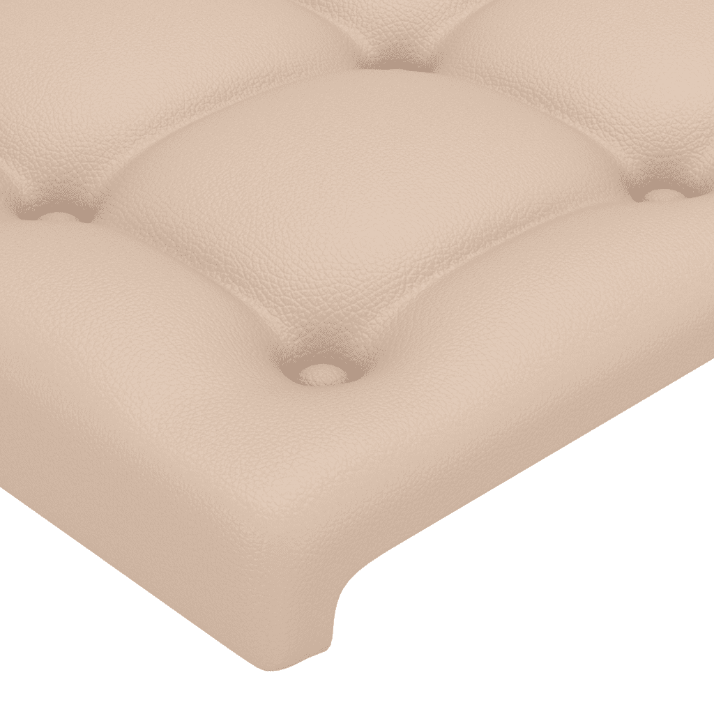 Giroletto a Molle con Materasso Cappuccino 120x200cm Similpelle
