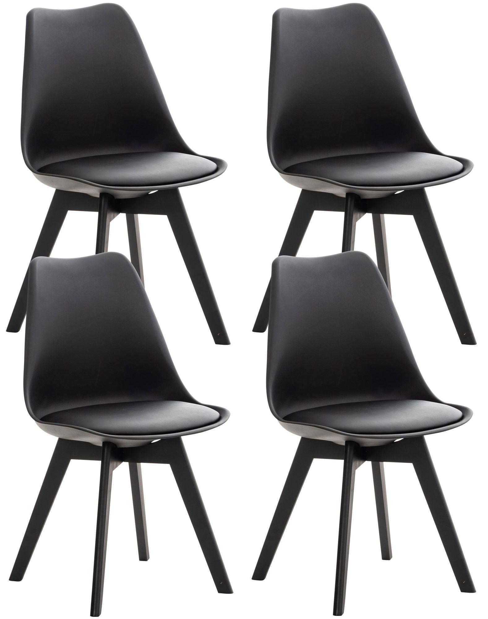 4er Set Stuhl Linares Kunststoff - homemem39