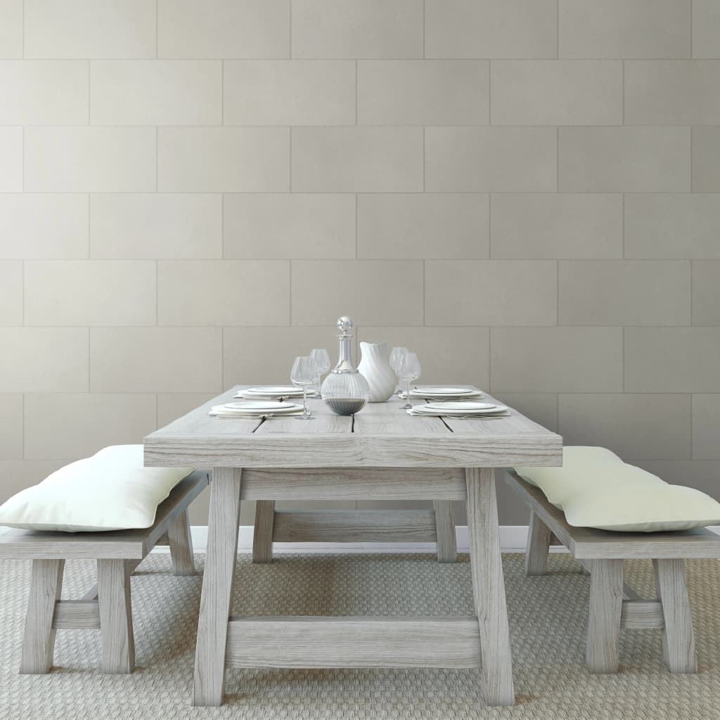 Grosfillex Piastrelle Muro Gx Wall+ 11 pz Gemma 30x60 cm Grigio Chiaro - homemem39