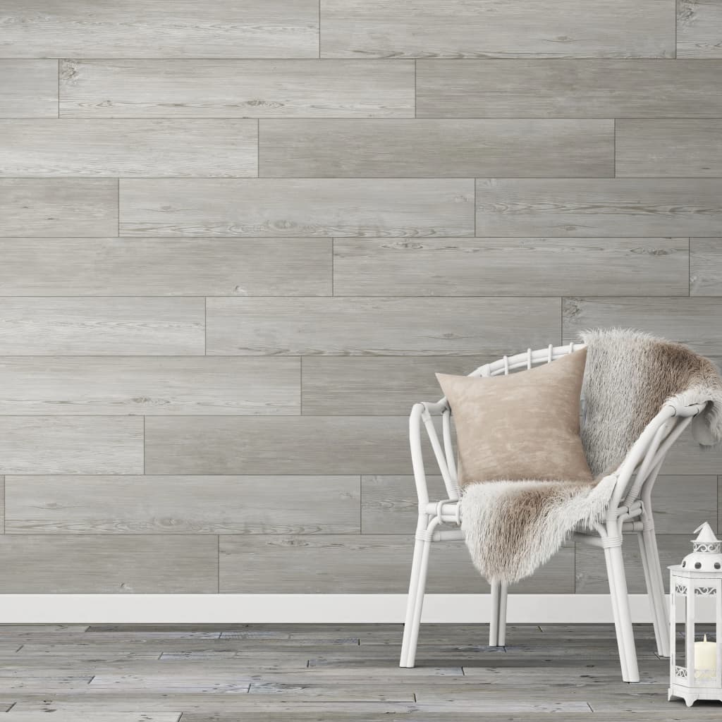 Grosfillex Piastrelle Muro Gx Wall+ 15 pz 15x90cm Rovere Grigio Chiaro - homemem39