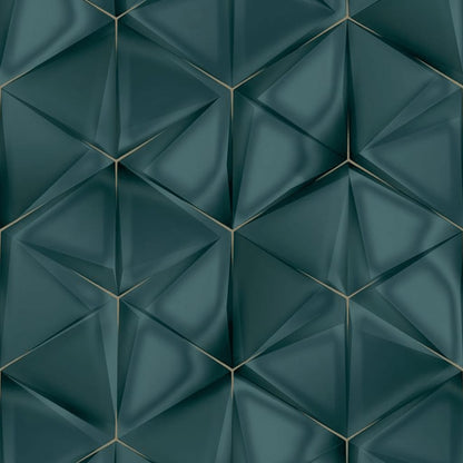 DUTCH WALLCOVERINGS Carta da Parati Onyx Verde - homemem39