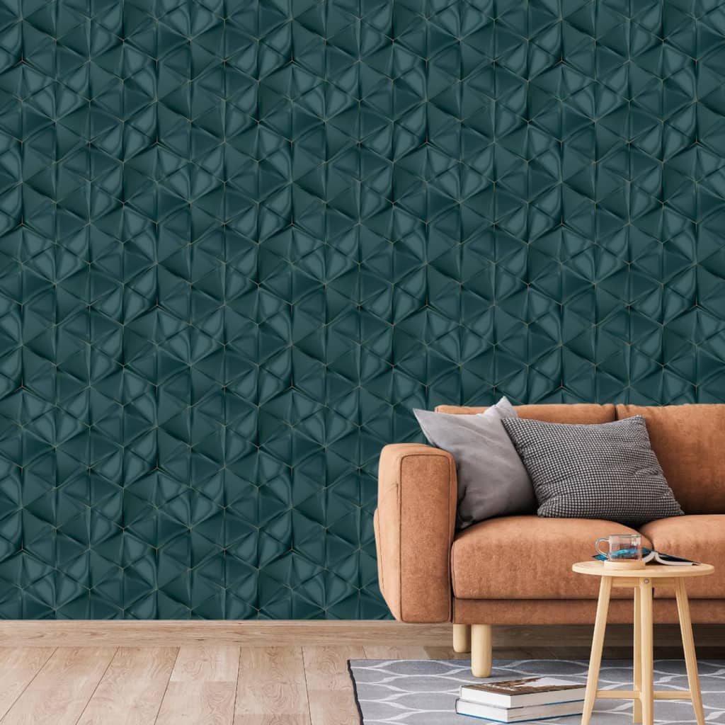 DUTCH WALLCOVERINGS Carta da Parati Onyx Verde - homemem39