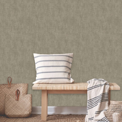 DUTCH WALLCOVERINGS Carta da Parati Semplice Grigio-Marrone - homemem39