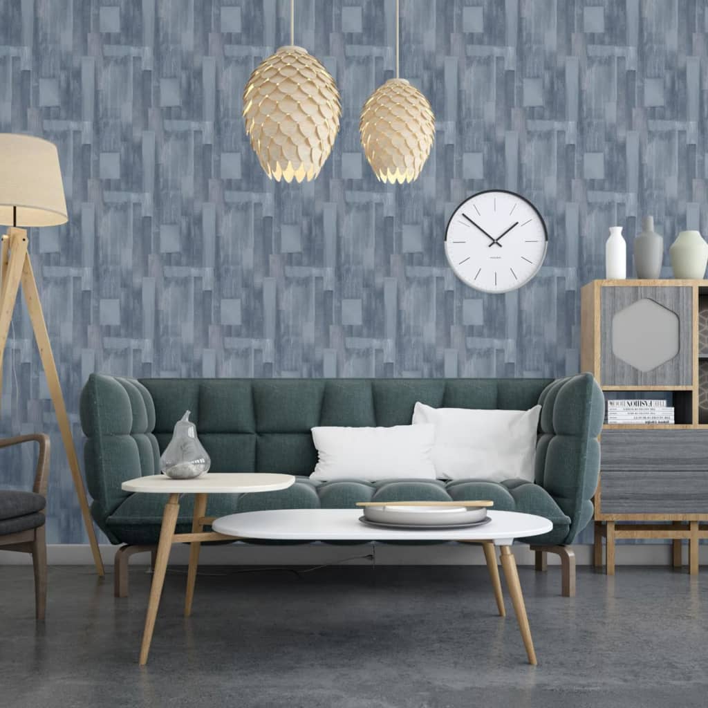 DUTCH WALLCOVERINGS Carta da Parati Wood in Grigio - homemem39