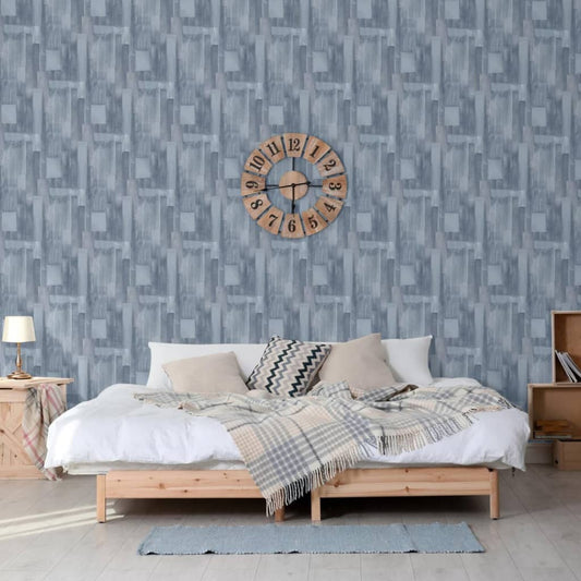 DUTCH WALLCOVERINGS Carta da Parati Wood in Grigio - homemem39