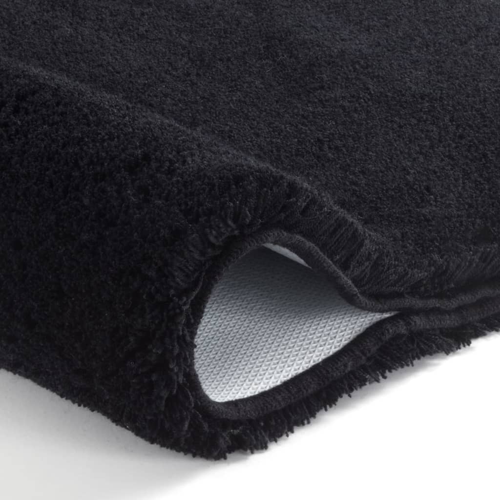 Kleine Wolke Tappeto da Bagno Relax 60x100 cm Nero - homemem39