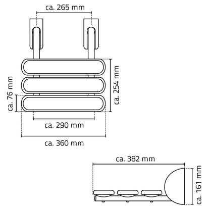 RIDDER Sedile per Doccia Pieghevole Pro Nature - homemem39