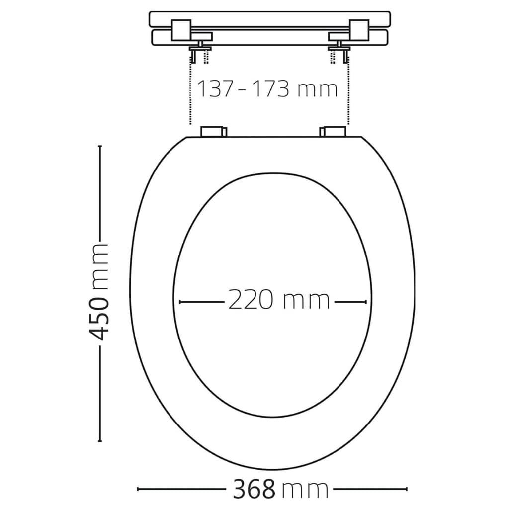 RIDDER Tavoletta WC Premium a Chiusura Rallentata Bianco A0070700 - homemem39