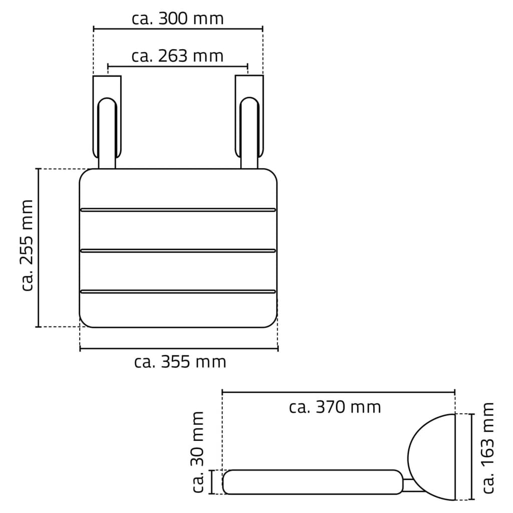 RIDDER Sedile Pieghevole per Doccia Eco Bianco - homemem39