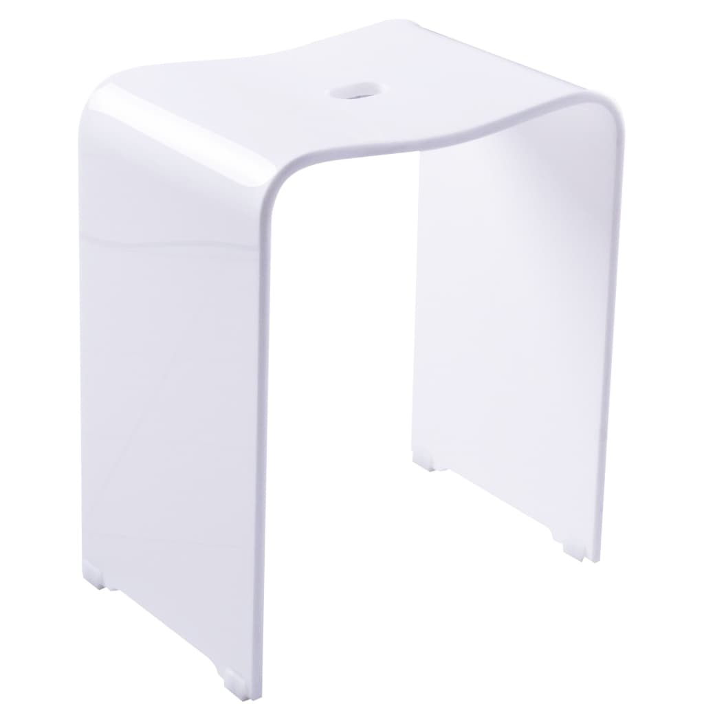 RIDDER Sgabello per Bagno Trendy Bianco - homemem39